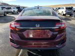 2018 Honda Clarity Touring Burgundy vin: JHMZC5F31JC004182