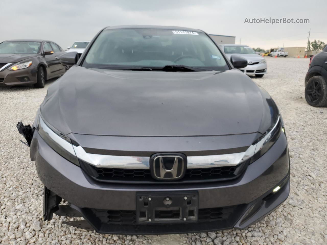 2018 Honda Clarity Touring Gray vin: JHMZC5F31JC006756