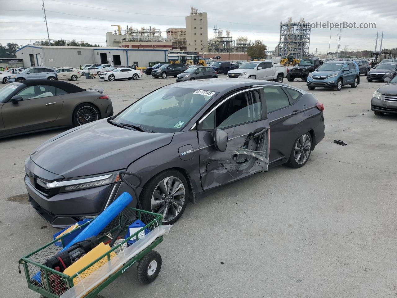 2018 Honda Clarity Touring Серый vin: JHMZC5F31JC016543