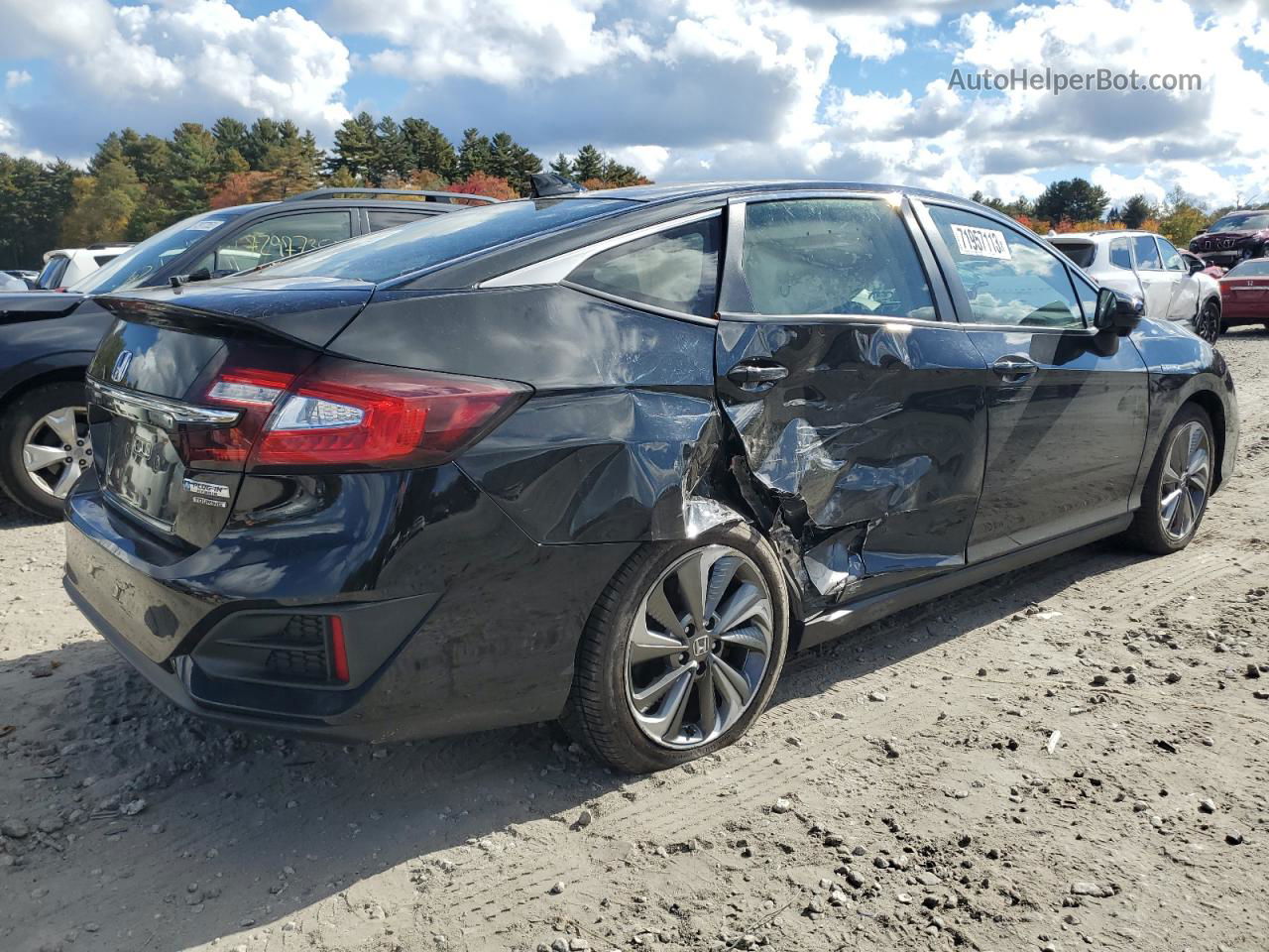 2018 Honda Clarity Touring Черный vin: JHMZC5F31JC018888