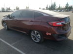 2018 Honda Clarity Touring Burgundy vin: JHMZC5F32JC003333