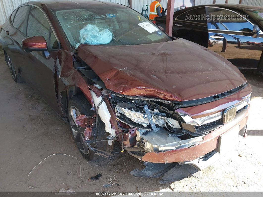 2018 Honda Clarity Plug-in Hybrid Touring Maroon vin: JHMZC5F32JC006863