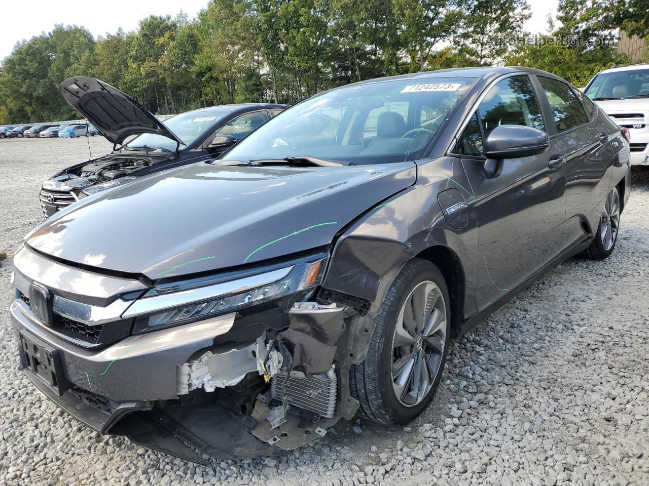 2018 Honda Clarity Touring Gray vin: JHMZC5F32JC011870