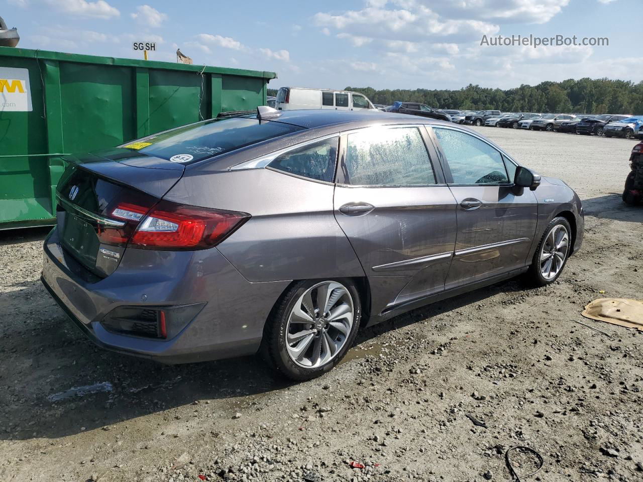 2018 Honda Clarity Touring Gray vin: JHMZC5F32JC015904