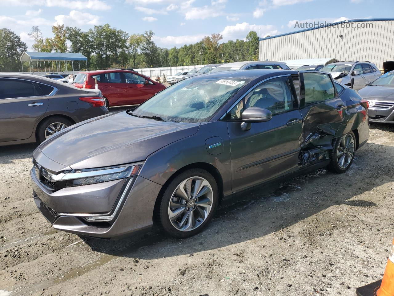 2018 Honda Clarity Touring Gray vin: JHMZC5F32JC015904