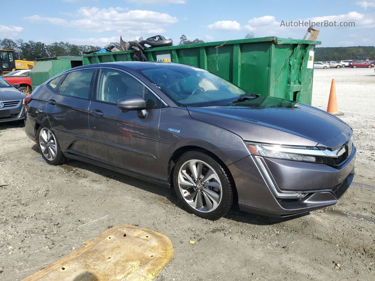 2018 Honda Clarity Touring Gray vin: JHMZC5F32JC015904