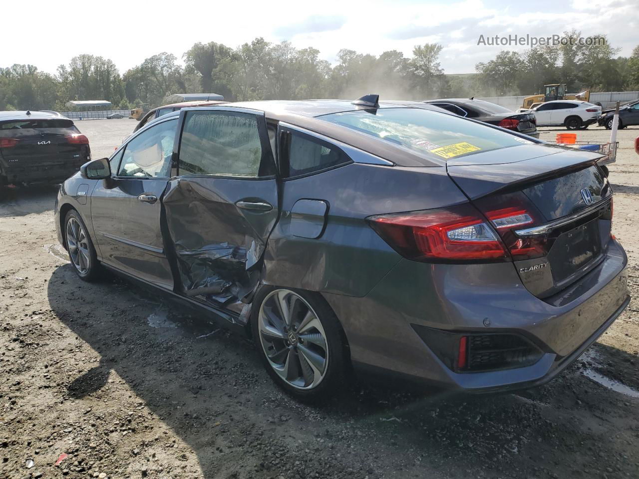 2018 Honda Clarity Touring Gray vin: JHMZC5F32JC015904