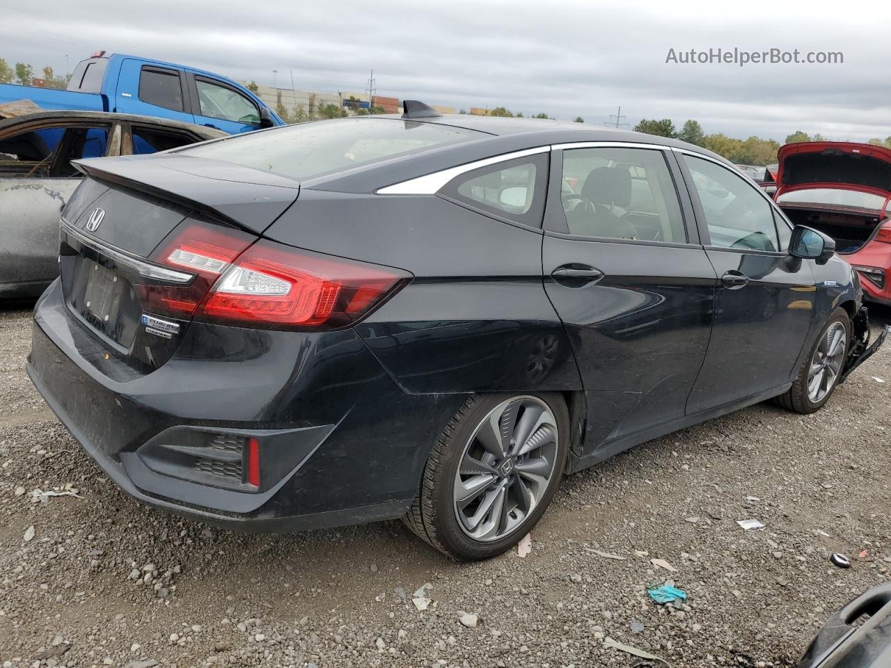 2018 Honda Clarity Touring Черный vin: JHMZC5F33JC009559