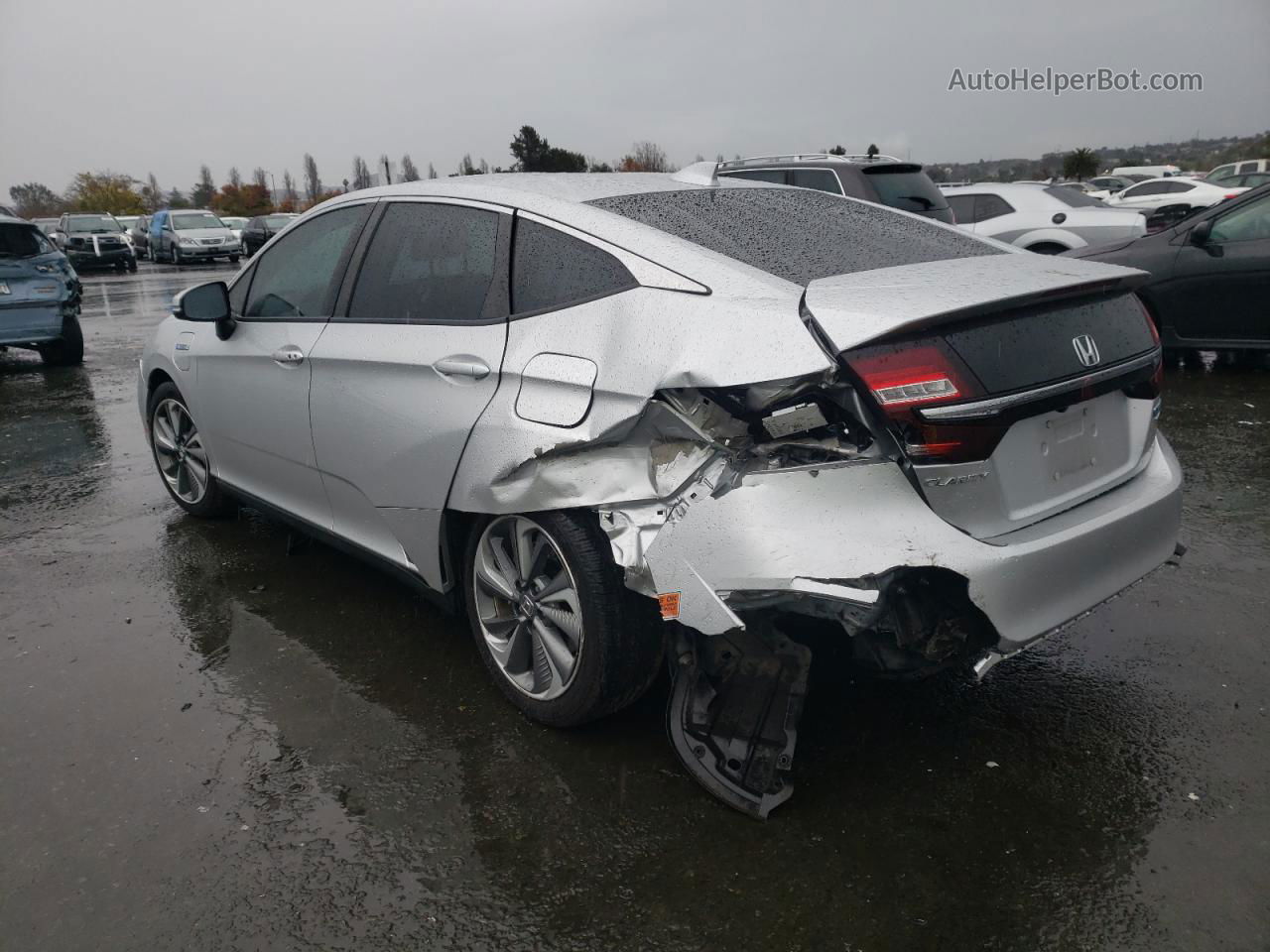 2018 Honda Clarity Touring Silver vin: JHMZC5F33JC011344