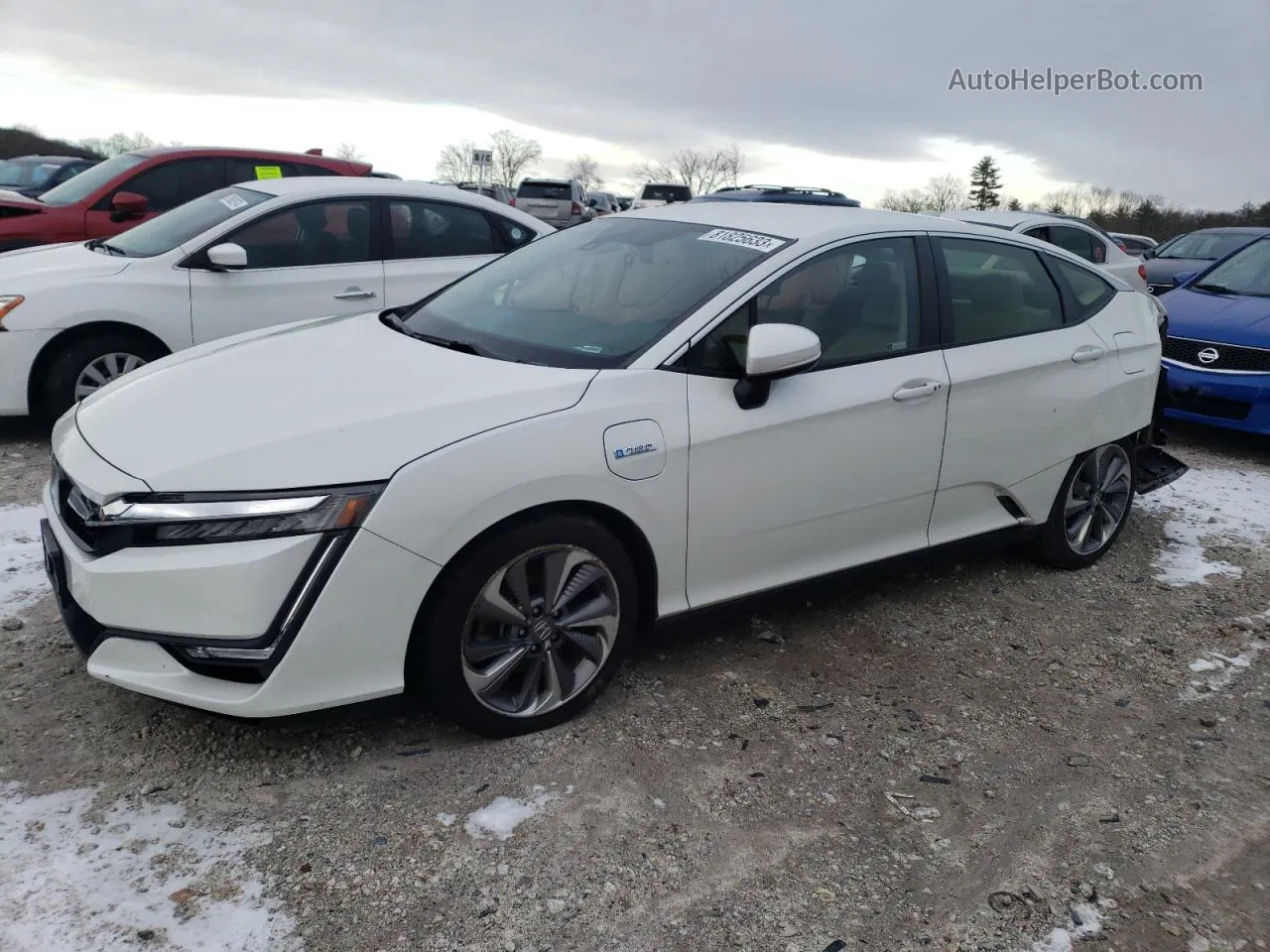 2018 Honda Clarity Touring Белый vin: JHMZC5F34JC007870