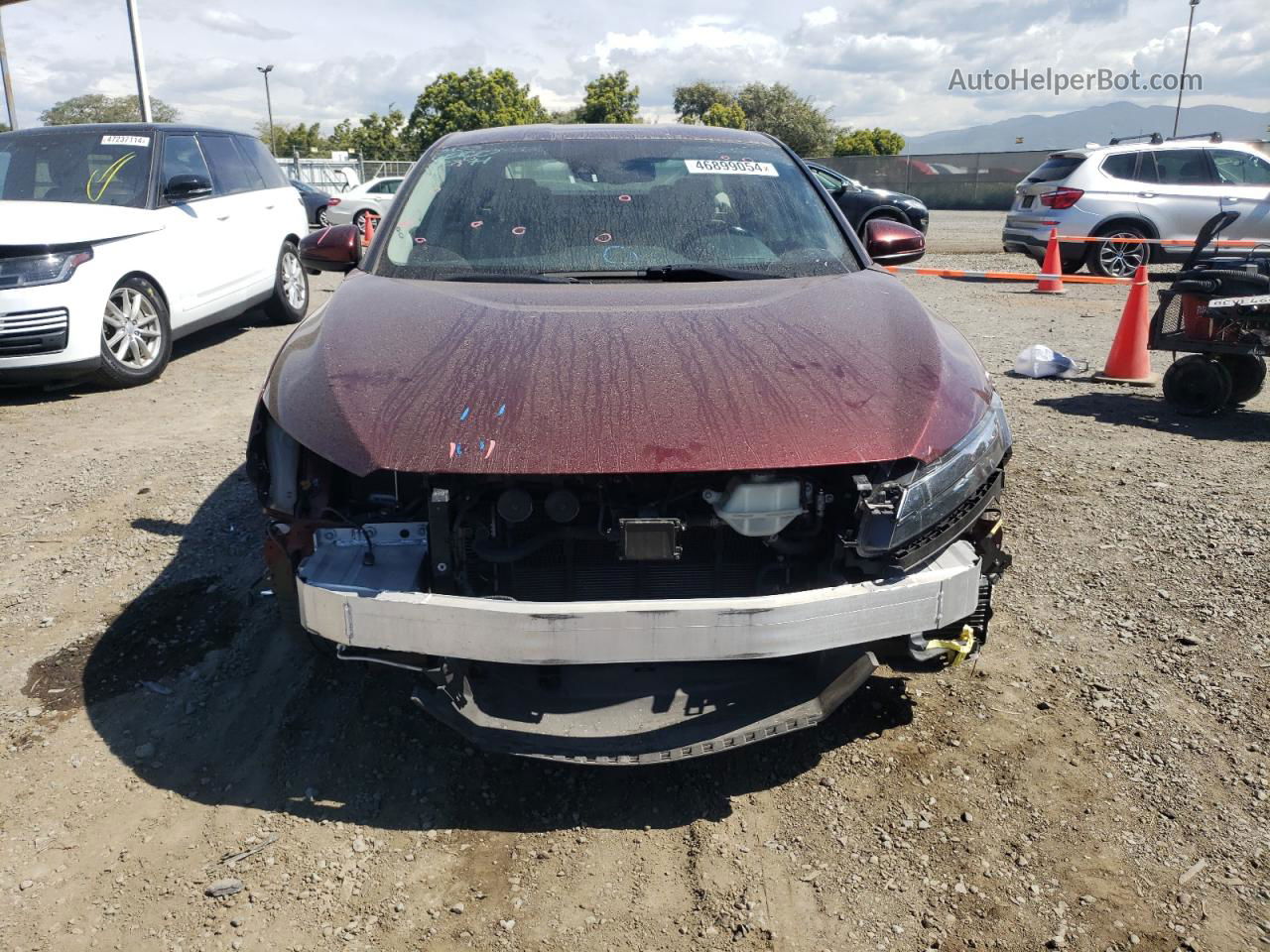 2018 Honda Clarity Touring Burgundy vin: JHMZC5F35JC002676