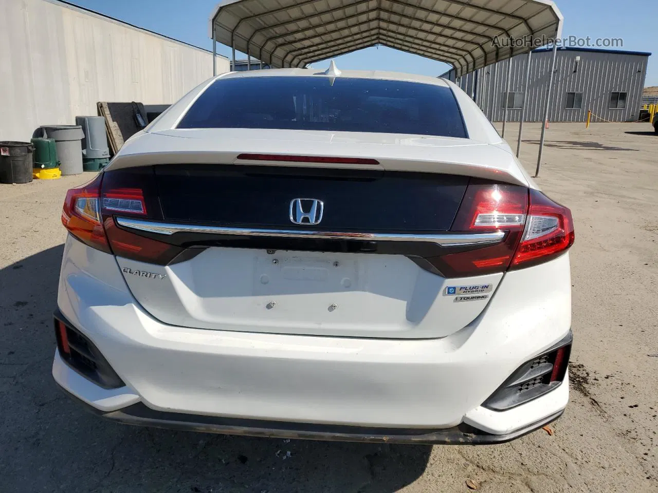 2018 Honda Clarity Touring White vin: JHMZC5F35JC004993