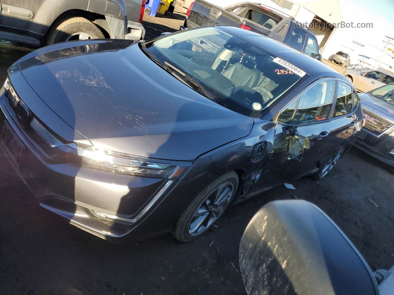 2018 Honda Clarity Touring Gray vin: JHMZC5F35JC012754