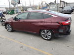 2018 Honda Clarity Touring Burgundy vin: JHMZC5F35JC023477