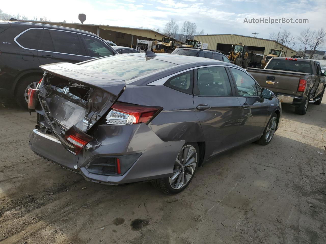 2018 Honda Clarity Touring Gray vin: JHMZC5F36JC000970