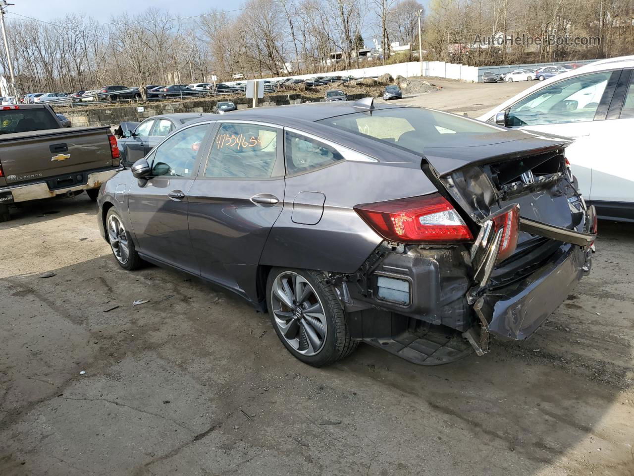 2018 Honda Clarity Touring Gray vin: JHMZC5F36JC000970