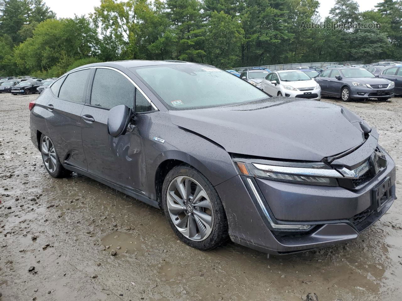 2018 Honda Clarity Touring Gray vin: JHMZC5F36JC019227