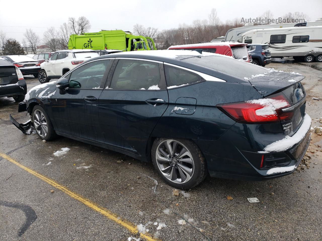 2018 Honda Clarity Touring Зеленый vin: JHMZC5F37JC006776