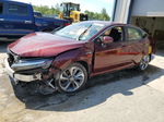 2018 Honda Clarity Touring Maroon vin: JHMZC5F37JC019348