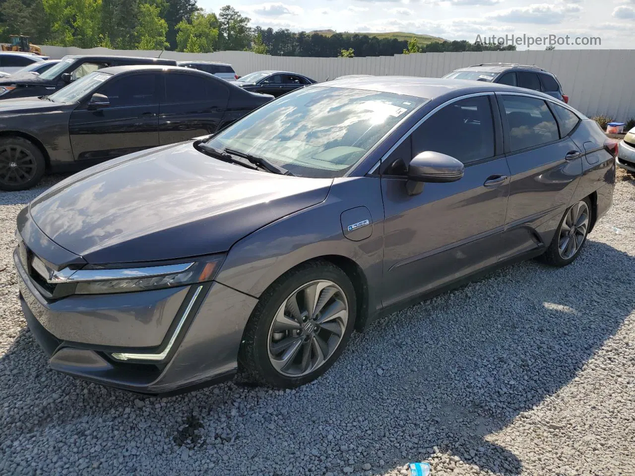 2018 Honda Clarity Touring Gray vin: JHMZC5F38JC002249