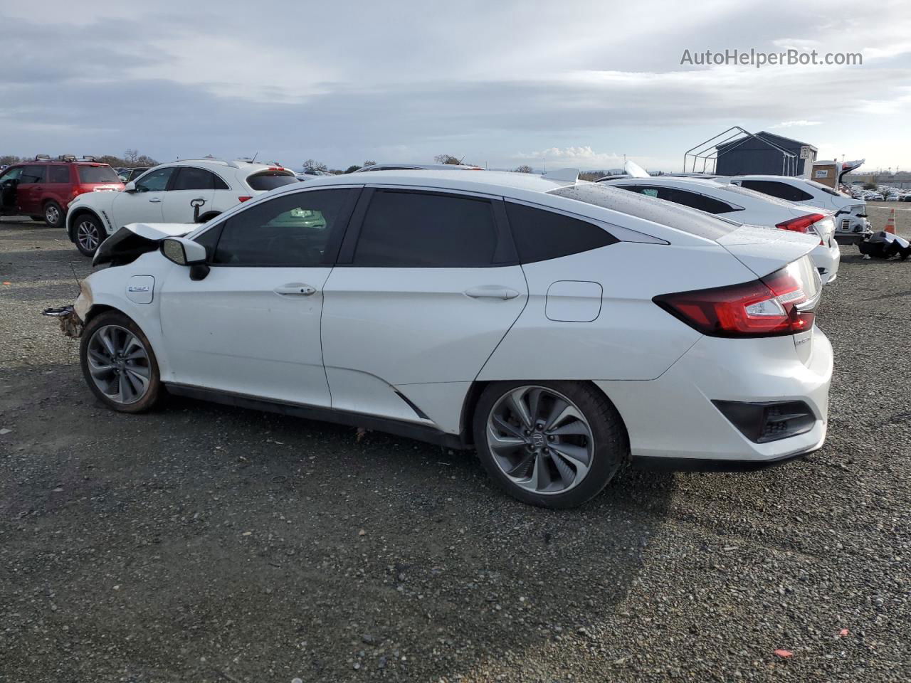 2018 Honda Clarity Touring White vin: JHMZC5F38JC003191