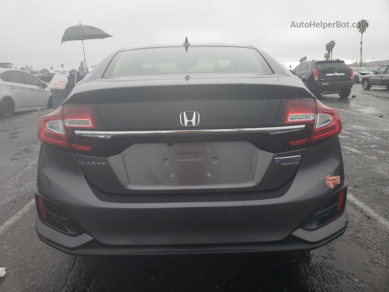 2018 Honda Clarity Touring Gray vin: JHMZC5F38JC014210