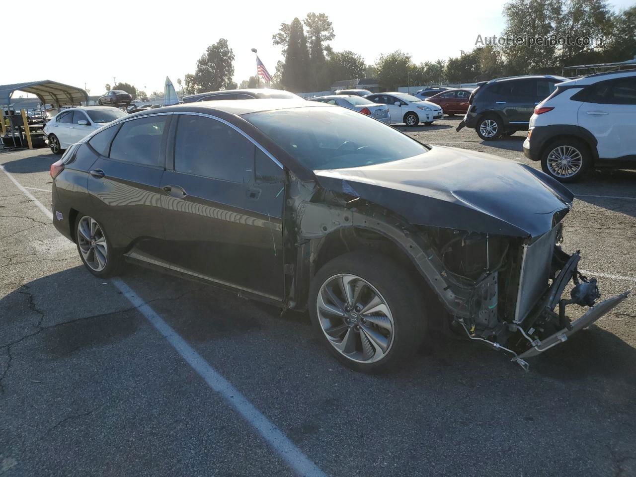 2018 Honda Clarity Touring Black vin: JHMZC5F3XJC004410