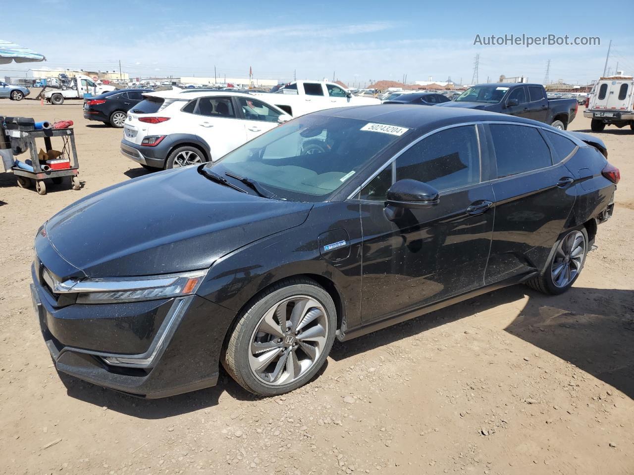 2018 Honda Clarity Touring Черный vin: JHMZC5F3XJC006108