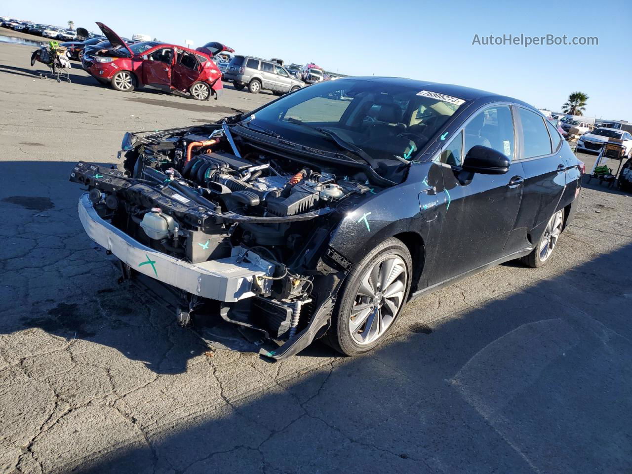 2018 Honda Clarity Touring Black vin: JHMZC5F3XJC006125