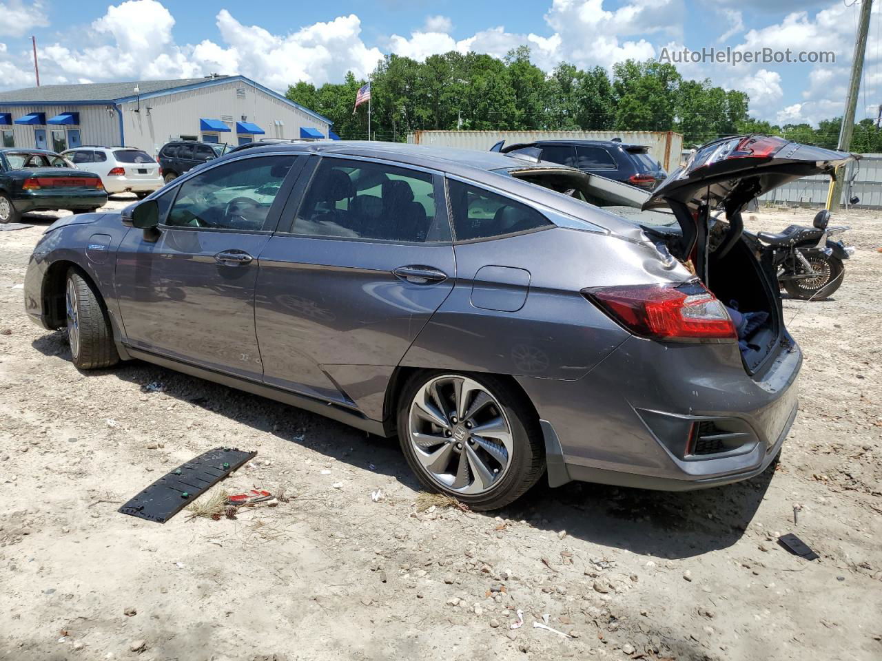 2018 Honda Clarity Touring Gray vin: JHMZC5F3XJC023328