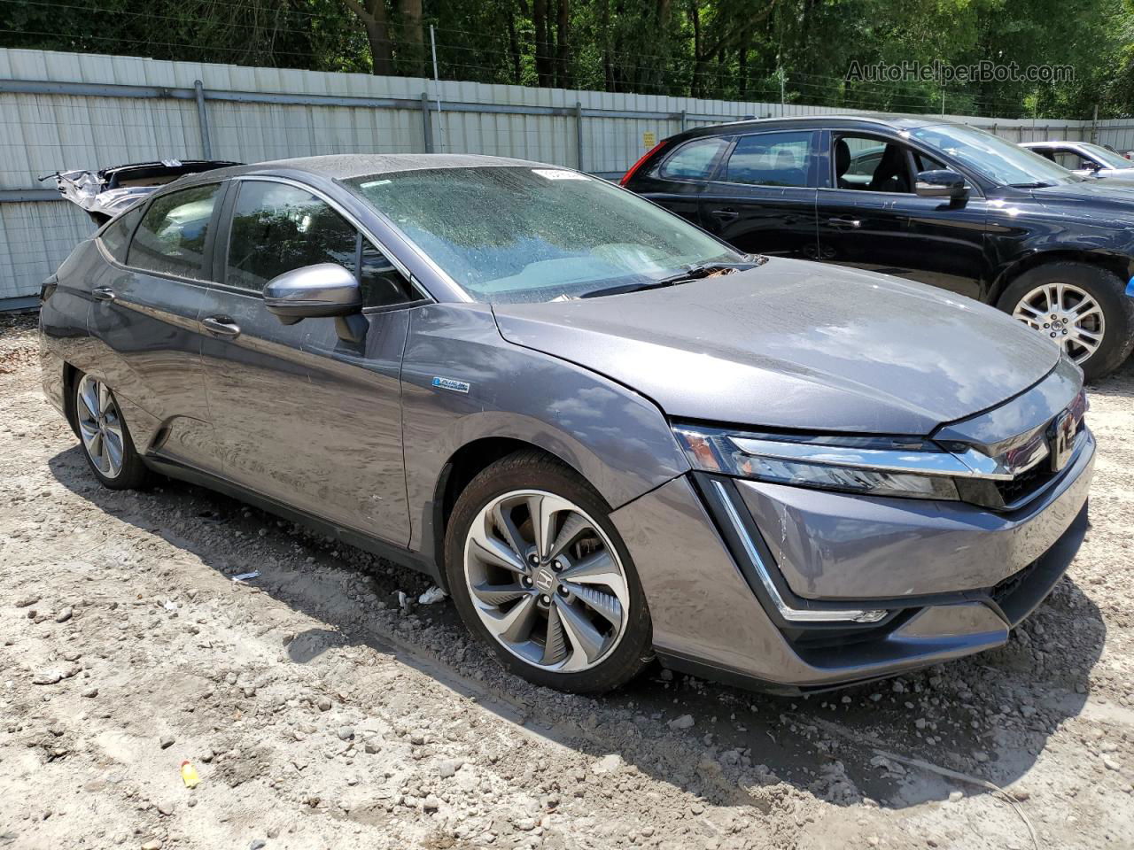 2018 Honda Clarity Touring Gray vin: JHMZC5F3XJC023328