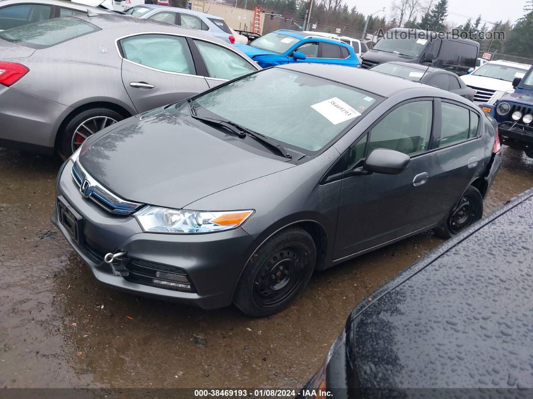 2012 Honda Insight   Gray vin: JHMZE2H31CS004228