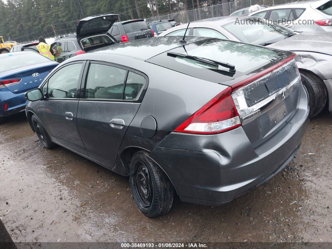 2012 Honda Insight   Gray vin: JHMZE2H31CS004228