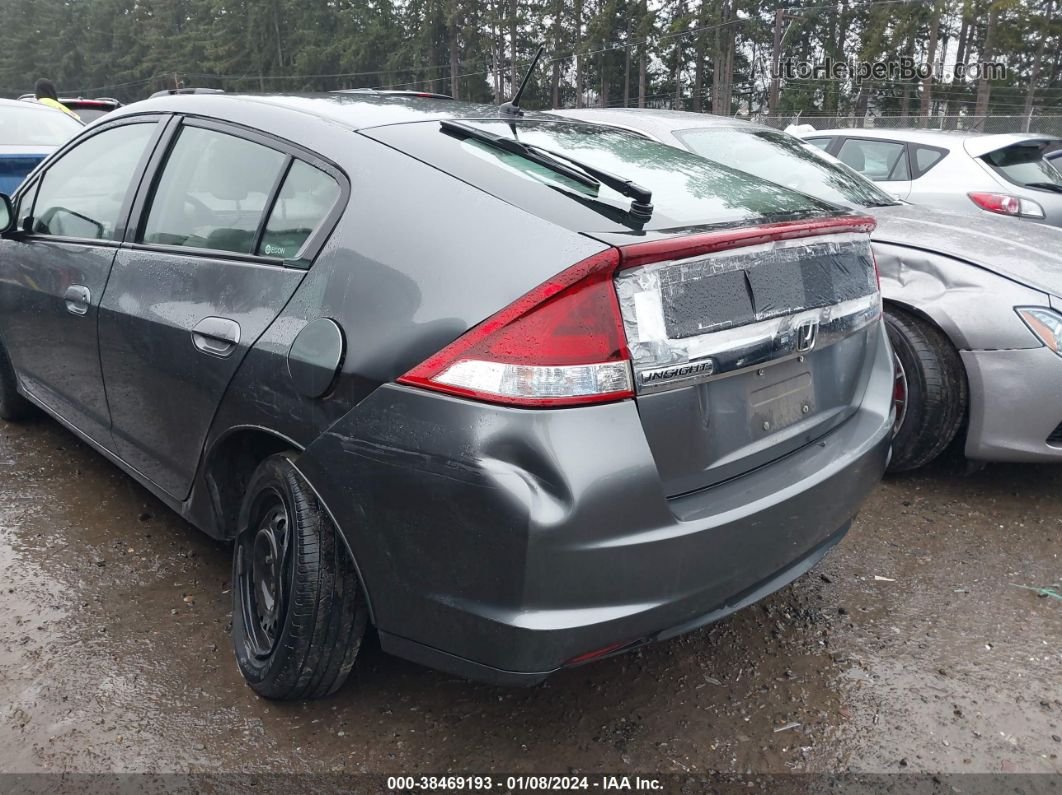 2012 Honda Insight   Gray vin: JHMZE2H31CS004228