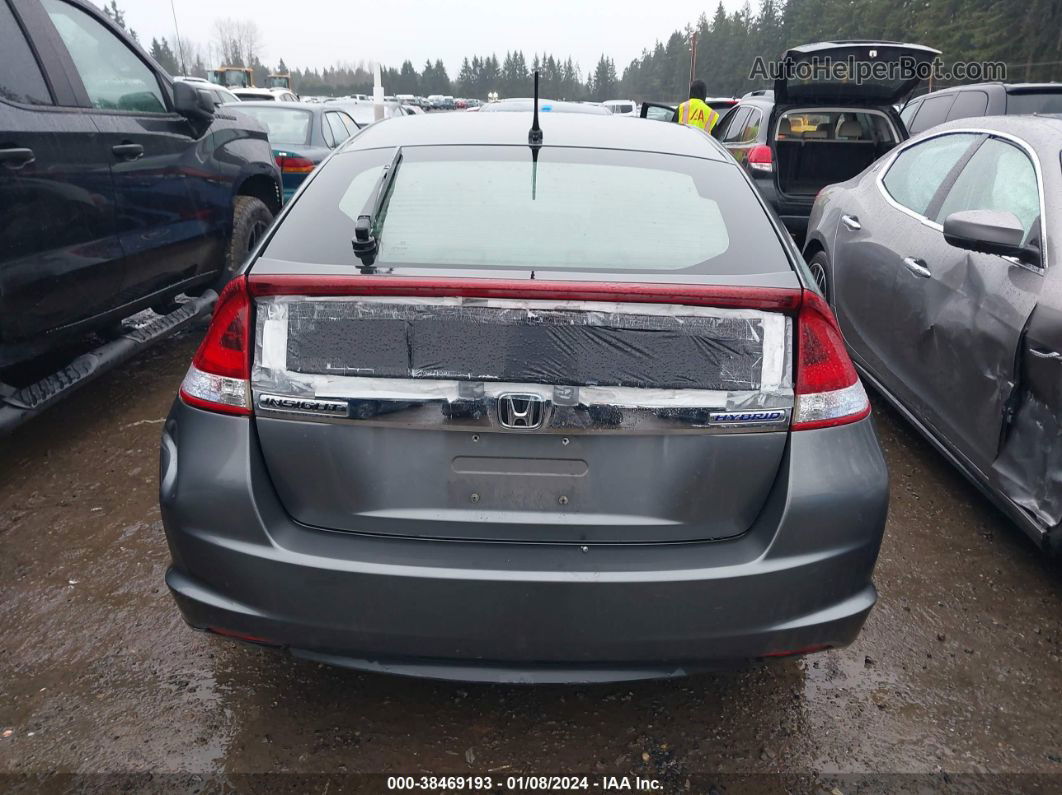 2012 Honda Insight   Gray vin: JHMZE2H31CS004228