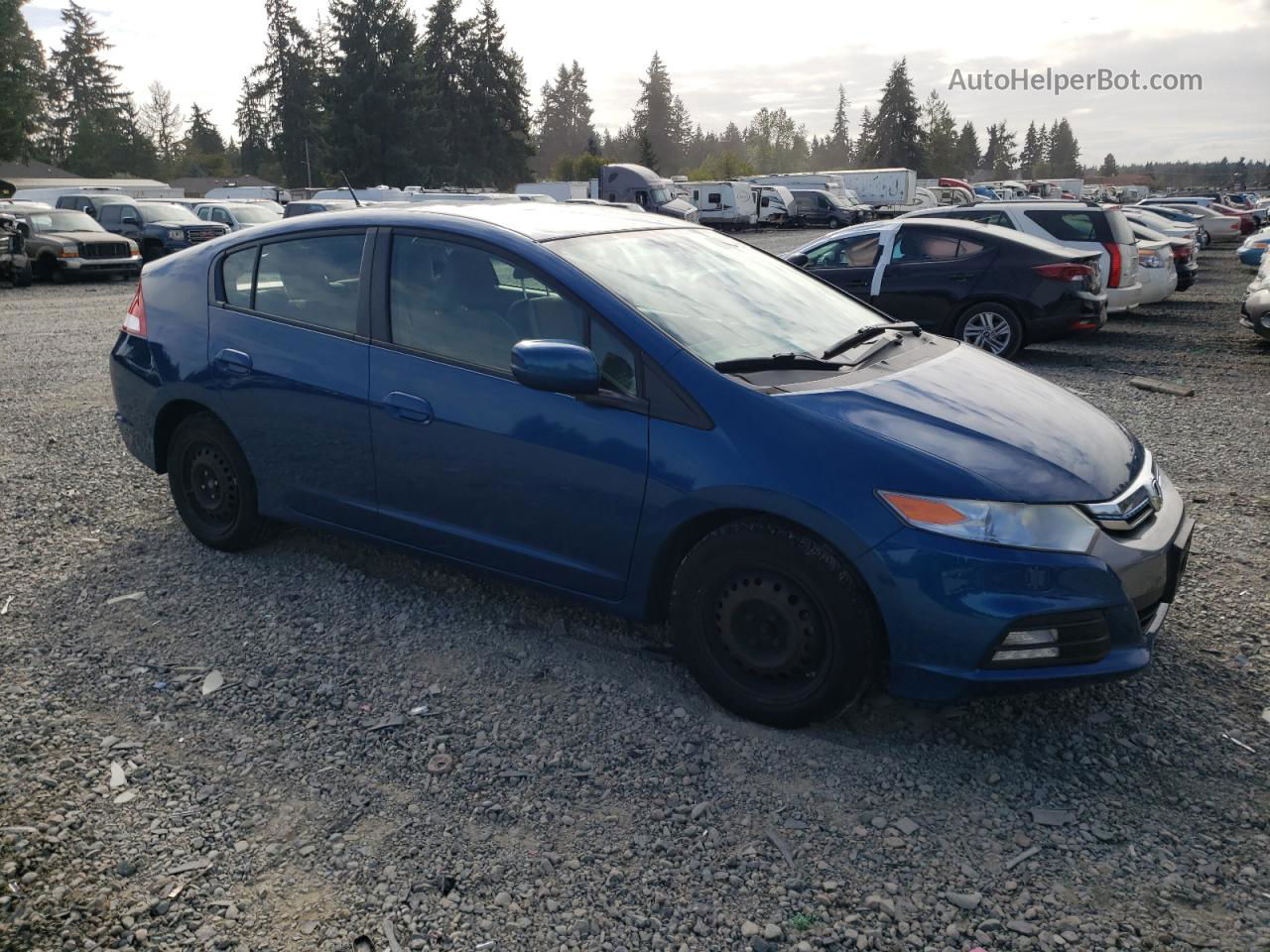 2012 Honda Insight  Blue vin: JHMZE2H32CS005341