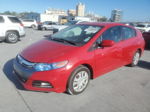 2012 Honda Insight Red vin: JHMZE2H32CS005744