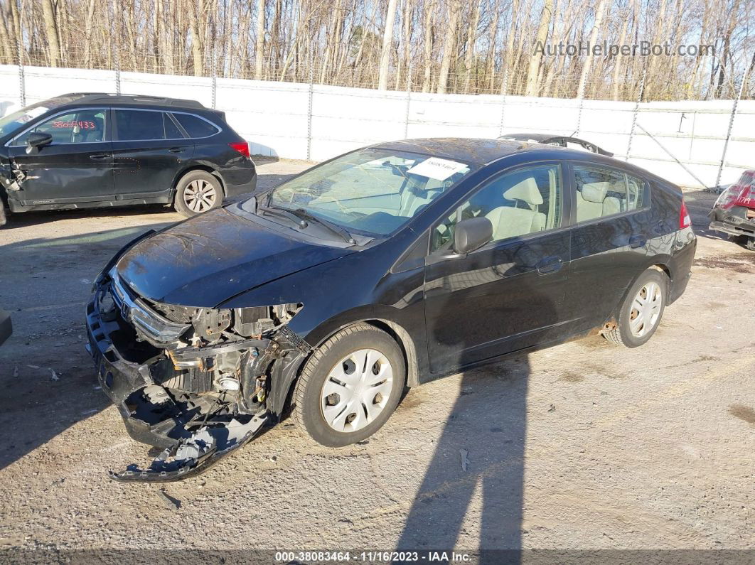 2012 Honda Insight Black vin: JHMZE2H33CS002562