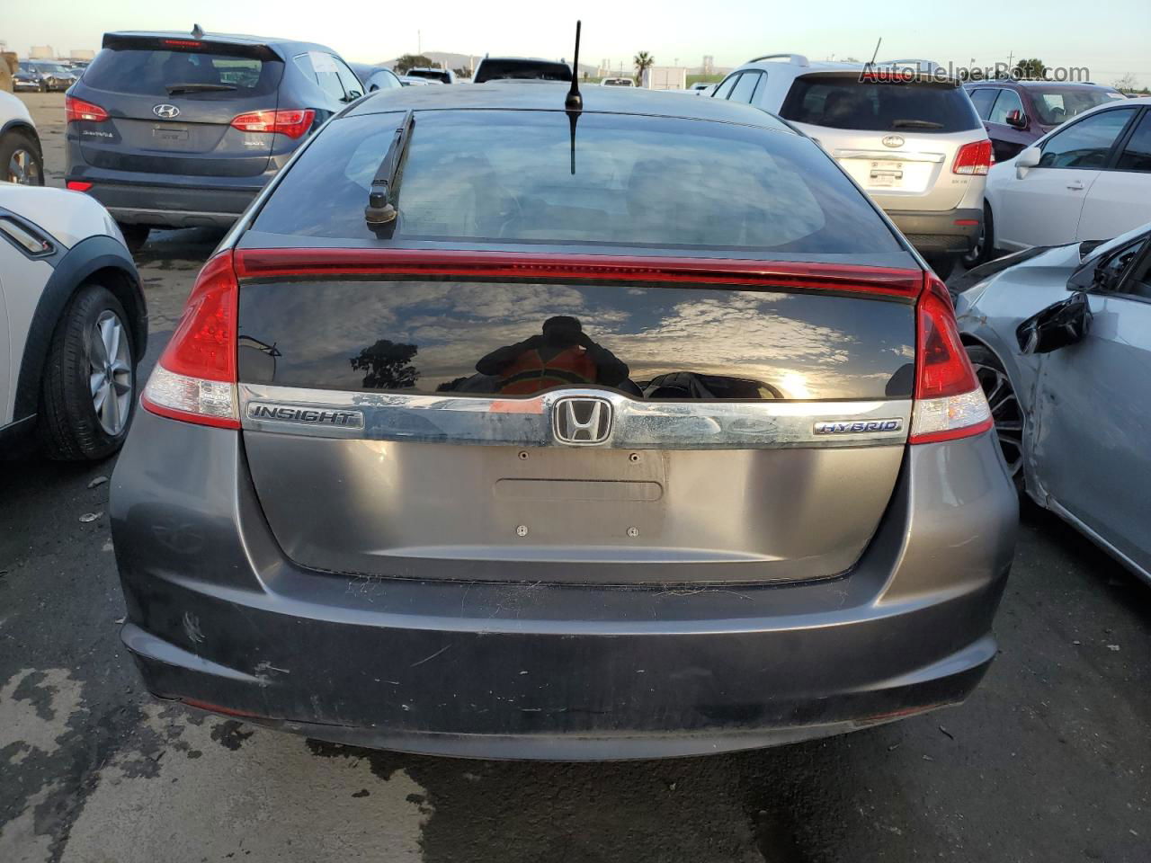 2012 Honda Insight  Silver vin: JHMZE2H33CS004151