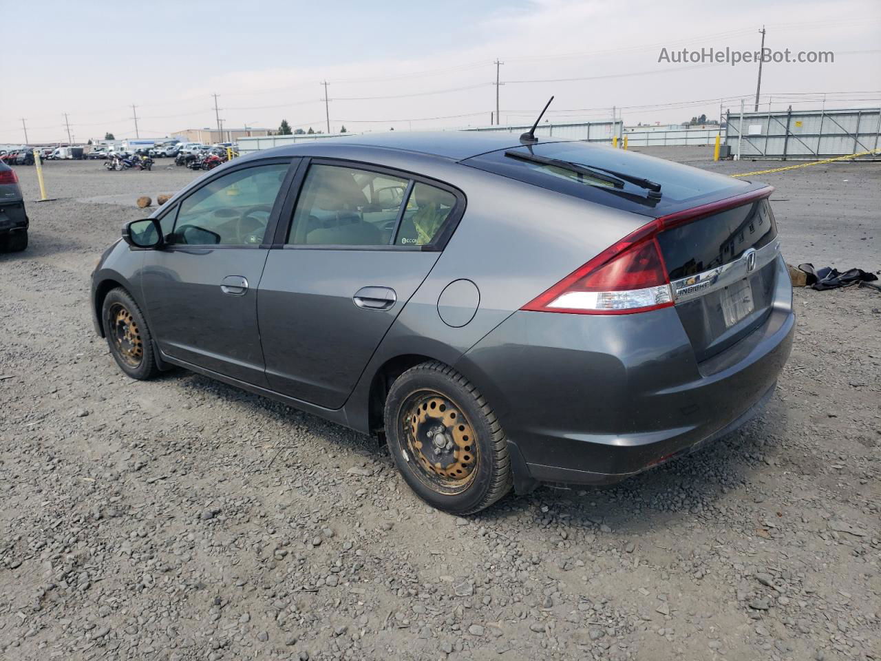 2012 Honda Insight  Серый vin: JHMZE2H34CS006314