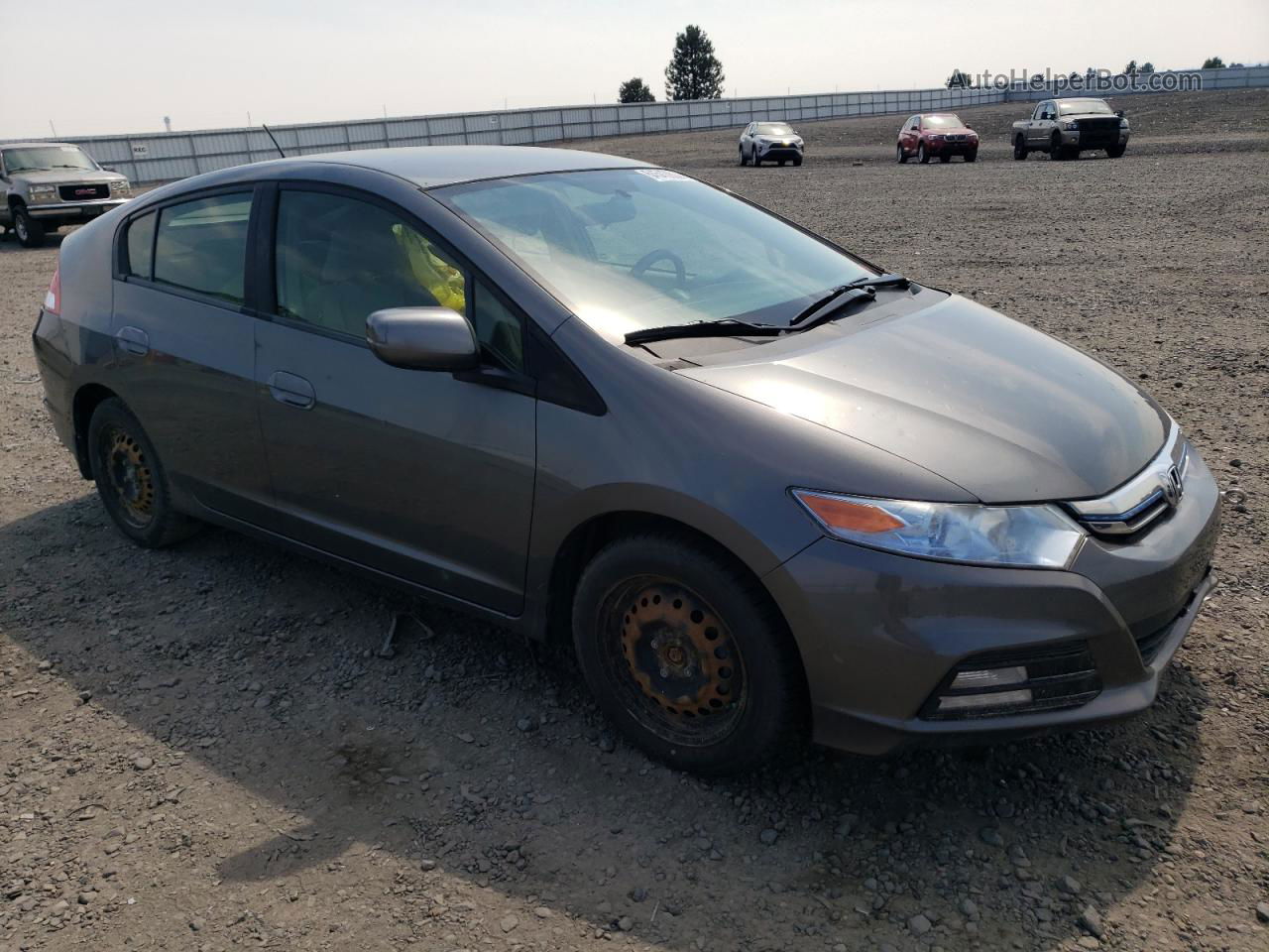 2012 Honda Insight  Серый vin: JHMZE2H34CS006314