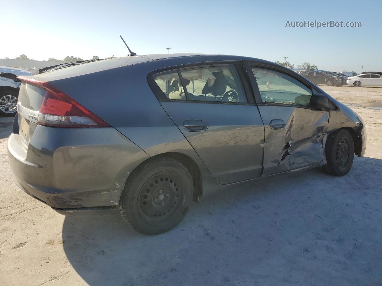 2012 Honda Insight  Gray vin: JHMZE2H35CS000487