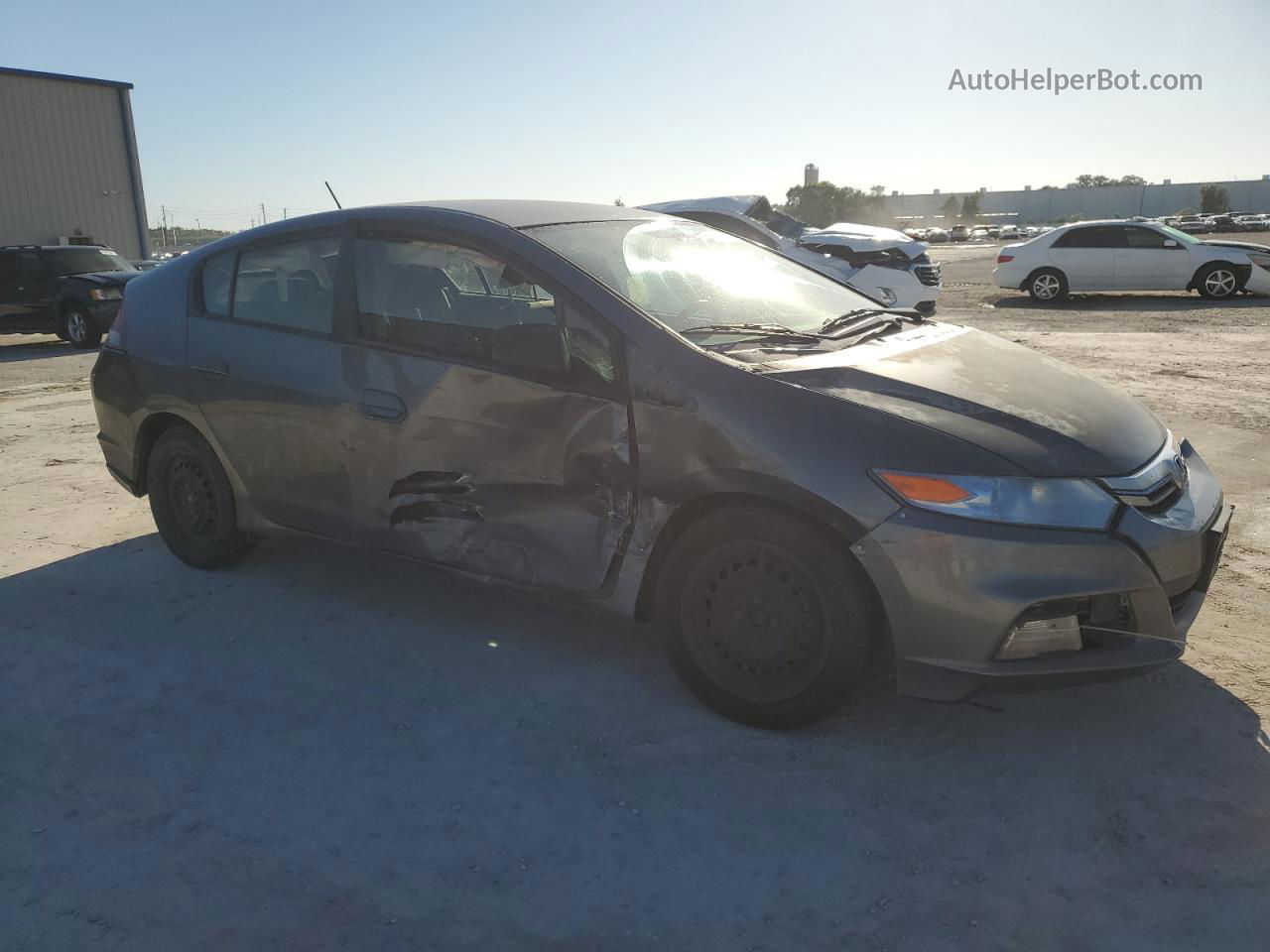 2012 Honda Insight  Серый vin: JHMZE2H35CS000487