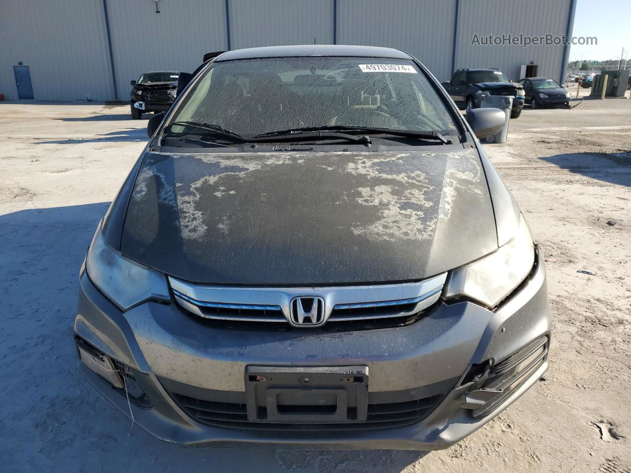 2012 Honda Insight  Gray vin: JHMZE2H35CS000487