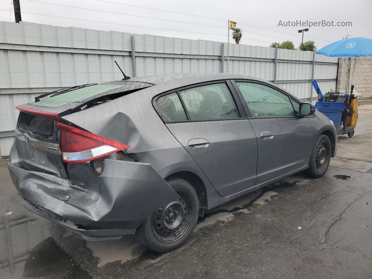 2012 Honda Insight  Gray vin: JHMZE2H35CS003499