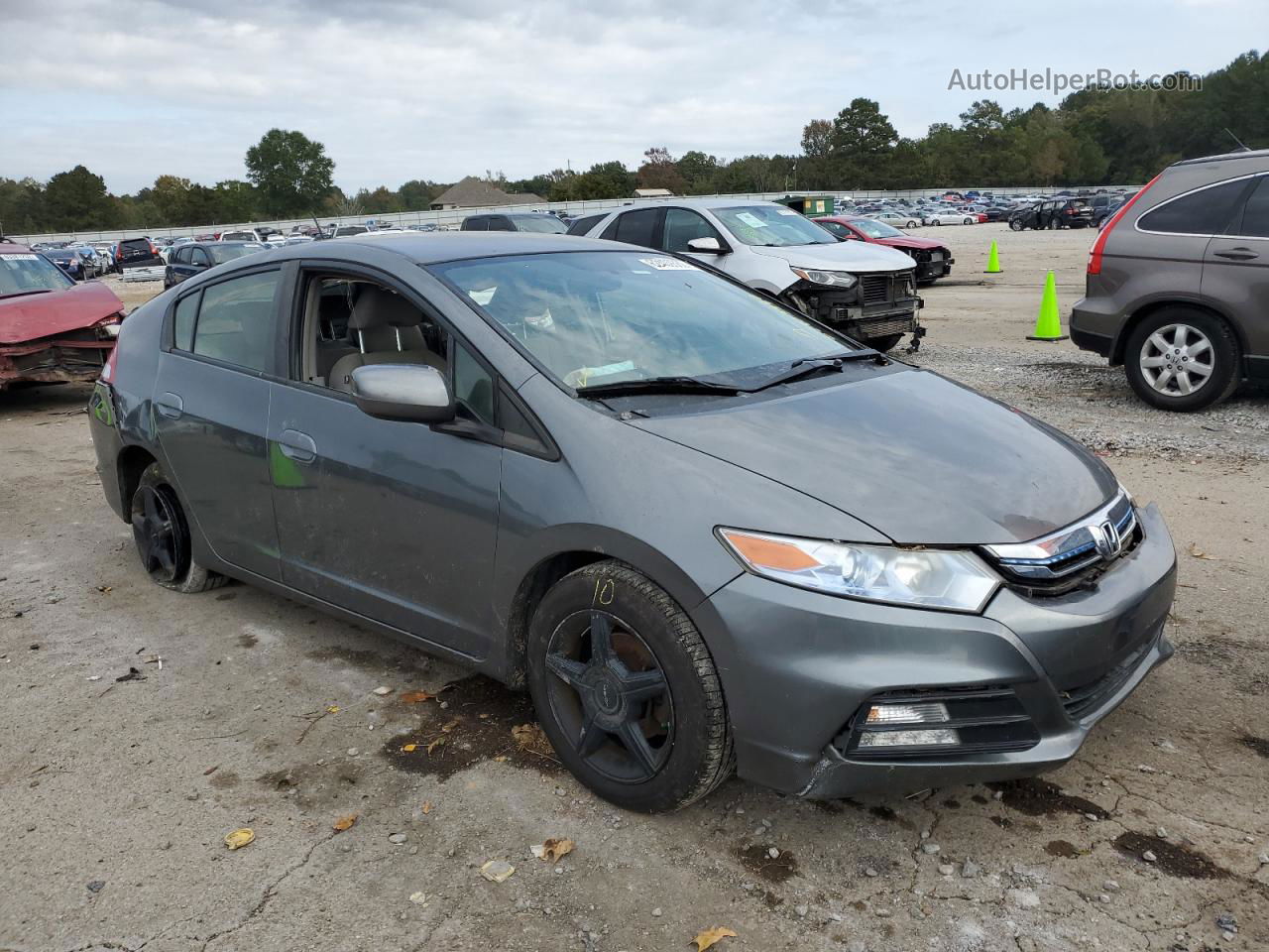 2012 Honda Insight  Gray vin: JHMZE2H36CS006041