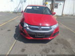 2012 Honda Insight   Red vin: JHMZE2H37CS004301