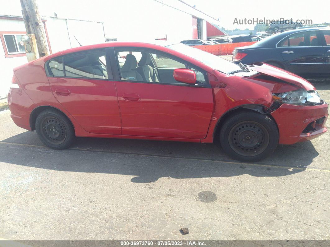 2012 Honda Insight   Red vin: JHMZE2H37CS004301