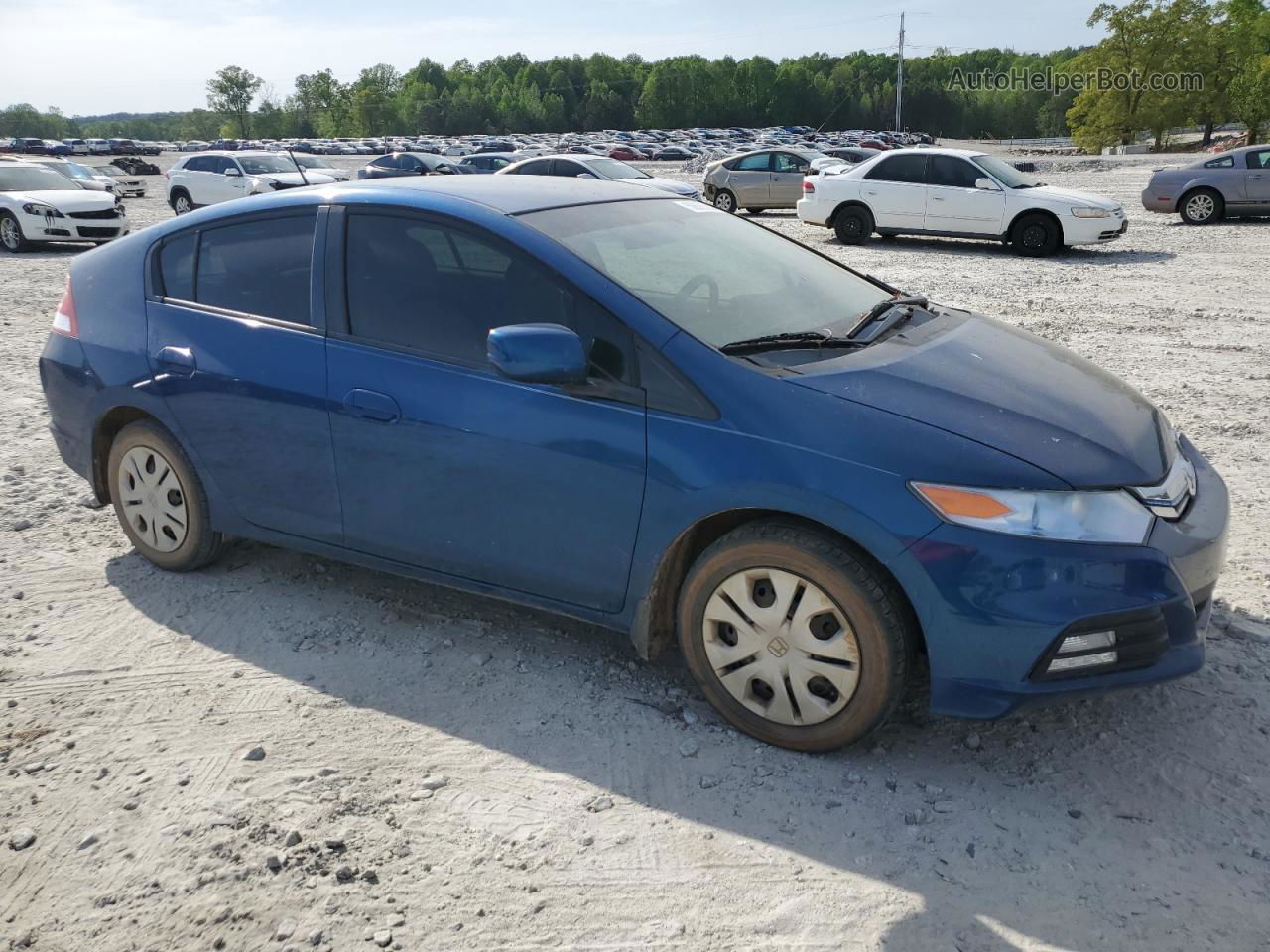 2012 Honda Insight  Blue vin: JHMZE2H37CS005965