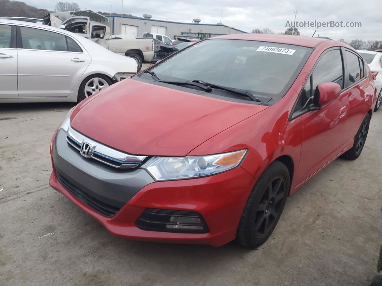 2012 Honda Insight  Red vin: JHMZE2H38CS006283